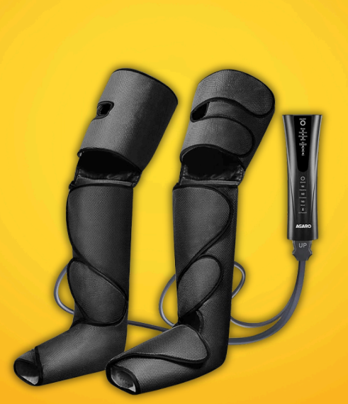 Theraveda Leg Massager, Leg Compression Massager for Circulation and Pain Relief Air Compression Foot Calf Thigh Massager with Handheld Controller (Thigh & Calf & Foot)