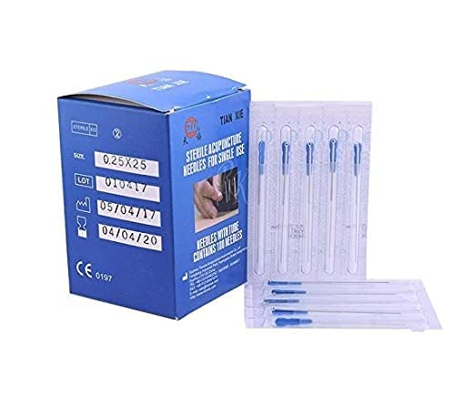 Theraveda Arm ACUPUNCTURE DRY NEEDLES PHYSIOTHERAPY Massager SIZE (0.25x25), Clear