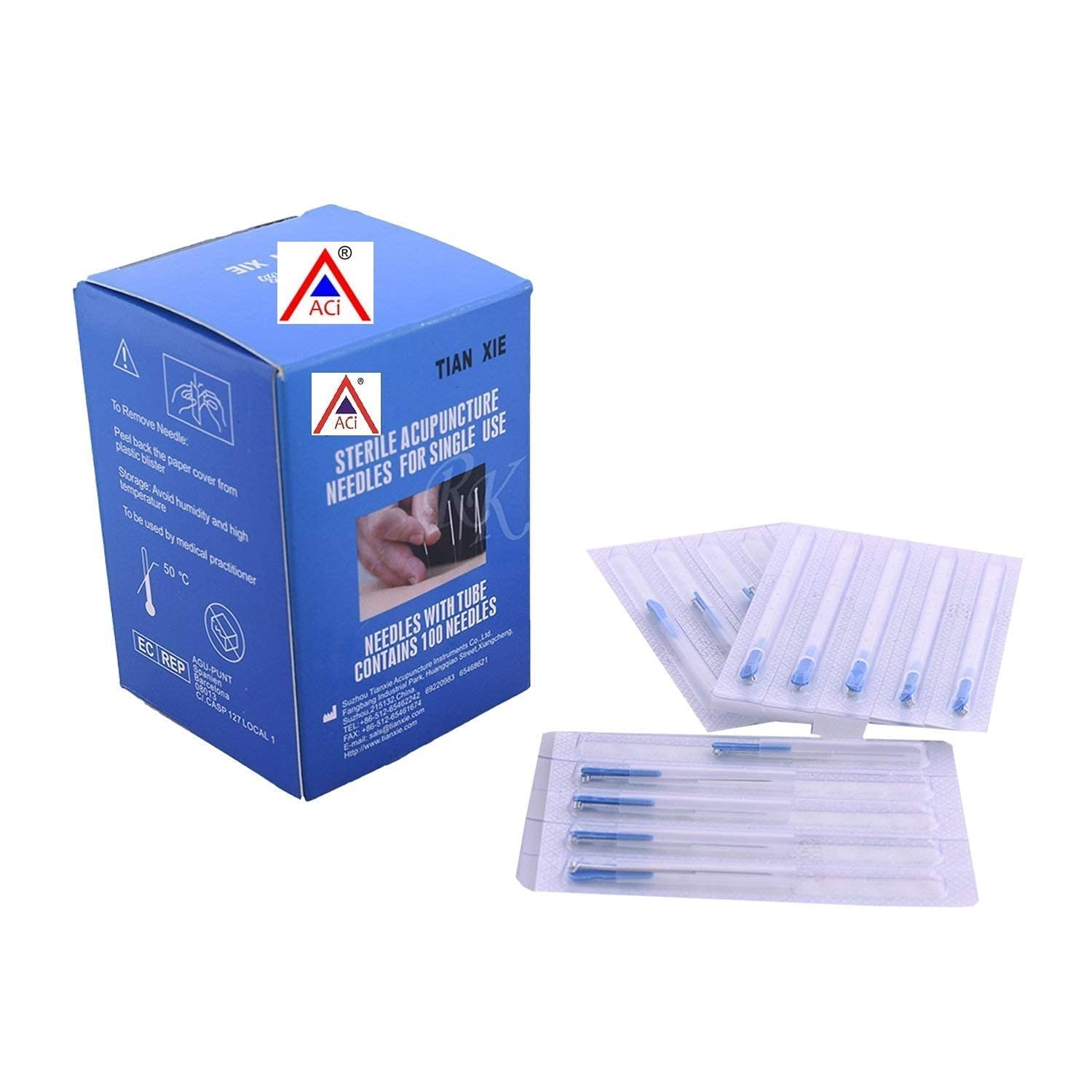 Theraveda Arm ACUPUNCTURE DRY NEEDLES PHYSIOTHERAPY Massager SIZE (0.25x25), Clear - Image 3