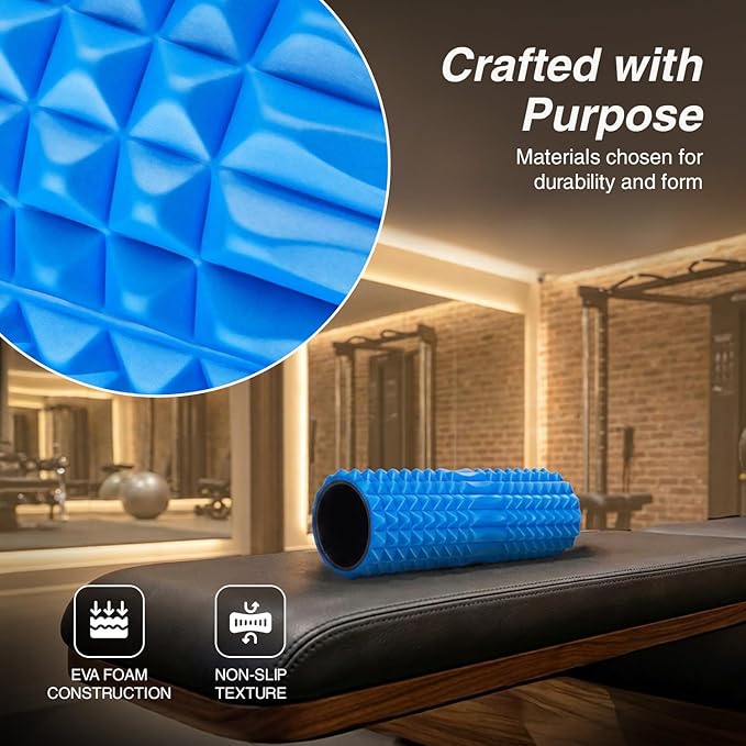 Theraveda - Symactive Grid Foam Deep Tissue Foam Roller - Image 4