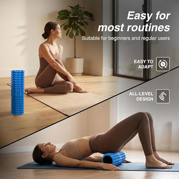 Theraveda - Symactive Grid Foam Deep Tissue Foam Roller - Image 3