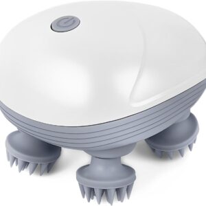 Scalp Head Massager for Hair Growth Revive Scalp Massager With 96 Silicon Kneading Points with Detachable Heads Scalp Body & Head Massager - Random Color Brand: UrbanBite