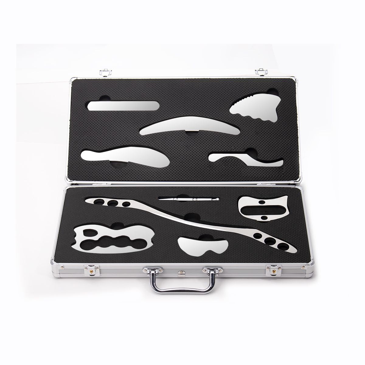Stainless Steel Guasha Scraping Massage Tools Metal Gua Sha Myofascial Release Tools - Iastm Tools Great Soft Tissue Mobilization Tool Set - Image 4