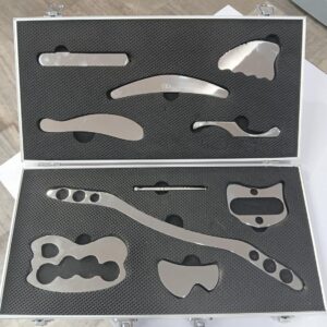 Stainless Steel Guasha Scraping Massage Tools Metal Gua Sha Myofascial Release Tools - Iastm Tools Great Soft Tissue Mobilization Tool Set